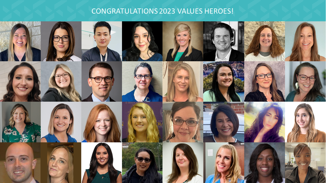 SCA Health's 2023 Values Hero's