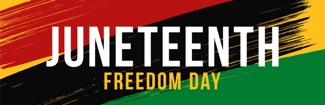 Juneteenth Independence Day Design with Brushes. For advertising, poster, banners, leaflets, card, flyers and background. African-American history and heritage. Freedom or Liberation day. Card, banner, poster, background design. Vector illustration. Stock illustration